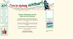 Desktop Screenshot of ah-werbung.de
